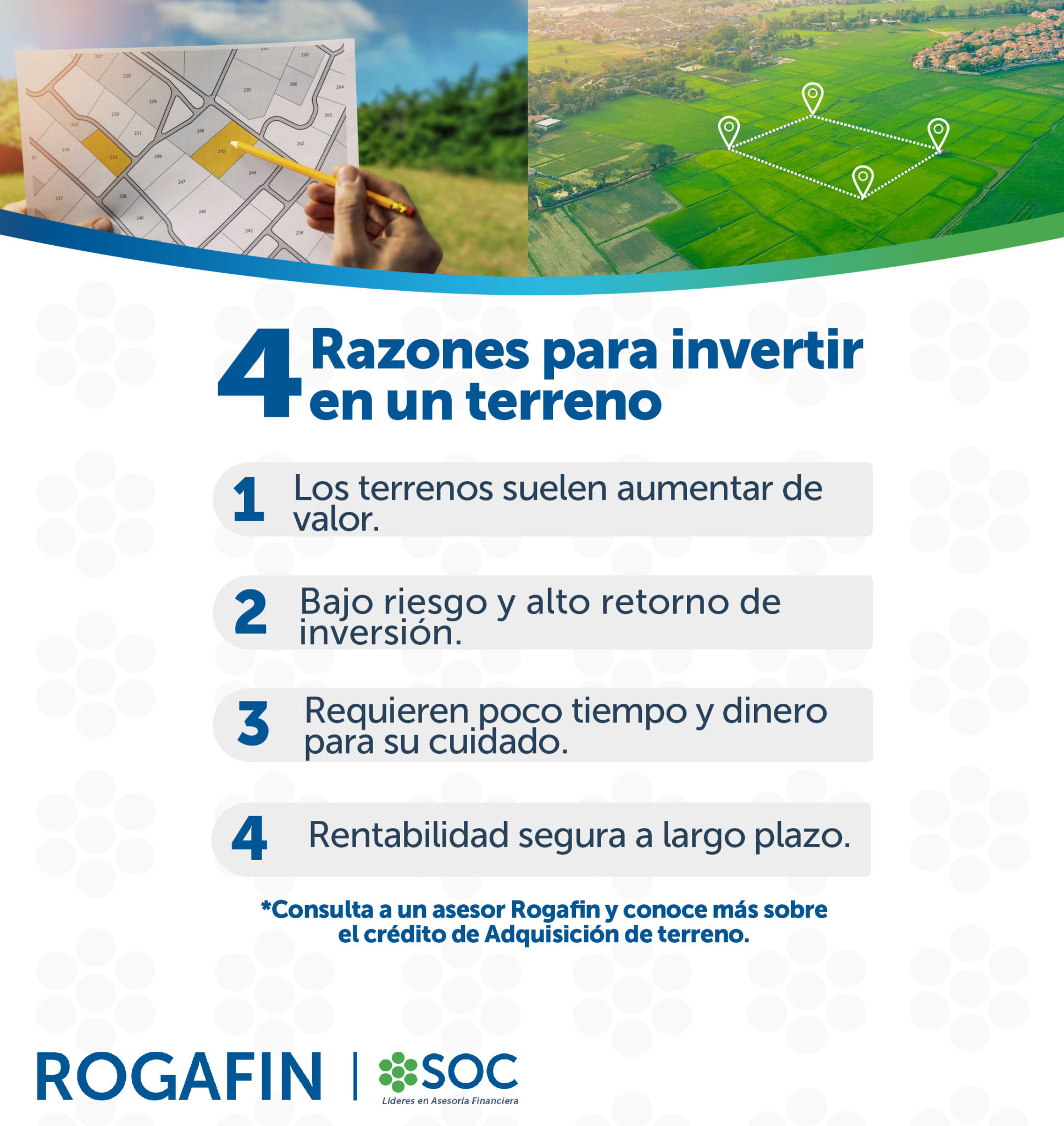 Razones para invertir en un terreno – Rogafin